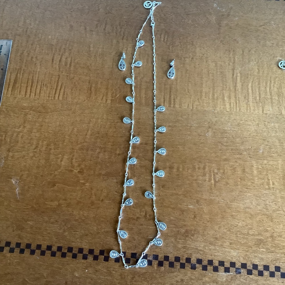 Three Trifari Silvertone Necklaces - Picture 8 of 14